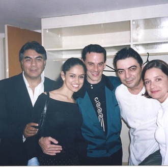 14 Antonio Canales, Fernando Bujones, Lucho Ferruzzo backstage Porto Alegre 2001. 14 Antonio Canales, Fernando Bujones, Lucho Ferruzzo backstage Porto Alegre 2001.